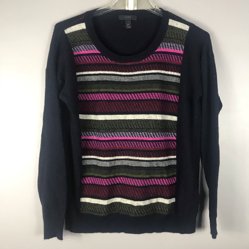 J Crew rabbit hairs mixed sweater size small